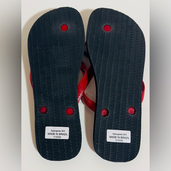 Marvel SpiderMan Flip Flops Havaianas sz 11/12 - Picture 3 of 3